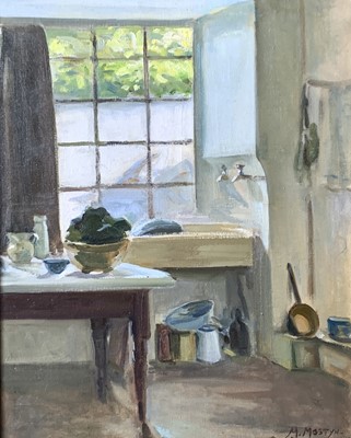 Lot 484 - Marjorie MOSTYN (1893-1979) A St Ives Kitchen...