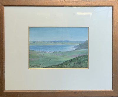 Lot 1253 - Edward CLIFFORD (1844-1907) The Sea of Galilee,...