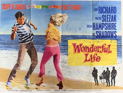 Lot 407 - An Original movie poster 'Wonderful Life'...