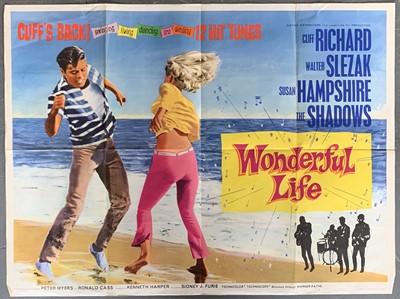 Lot 407 - An Original movie poster 'Wonderful Life'...