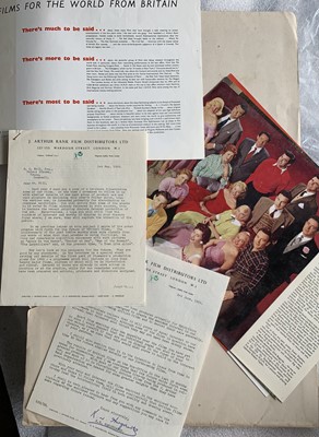 Lot 401 - A folder of promotional cinematic material...