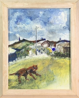 Lot 337 - Maureen KENNEDY The Beast of Pendeen Oil on...
