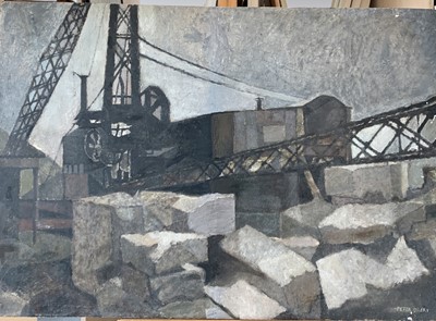 Lot 417 - Peter ELLERY (1932-1996) Quarry Oil on board...