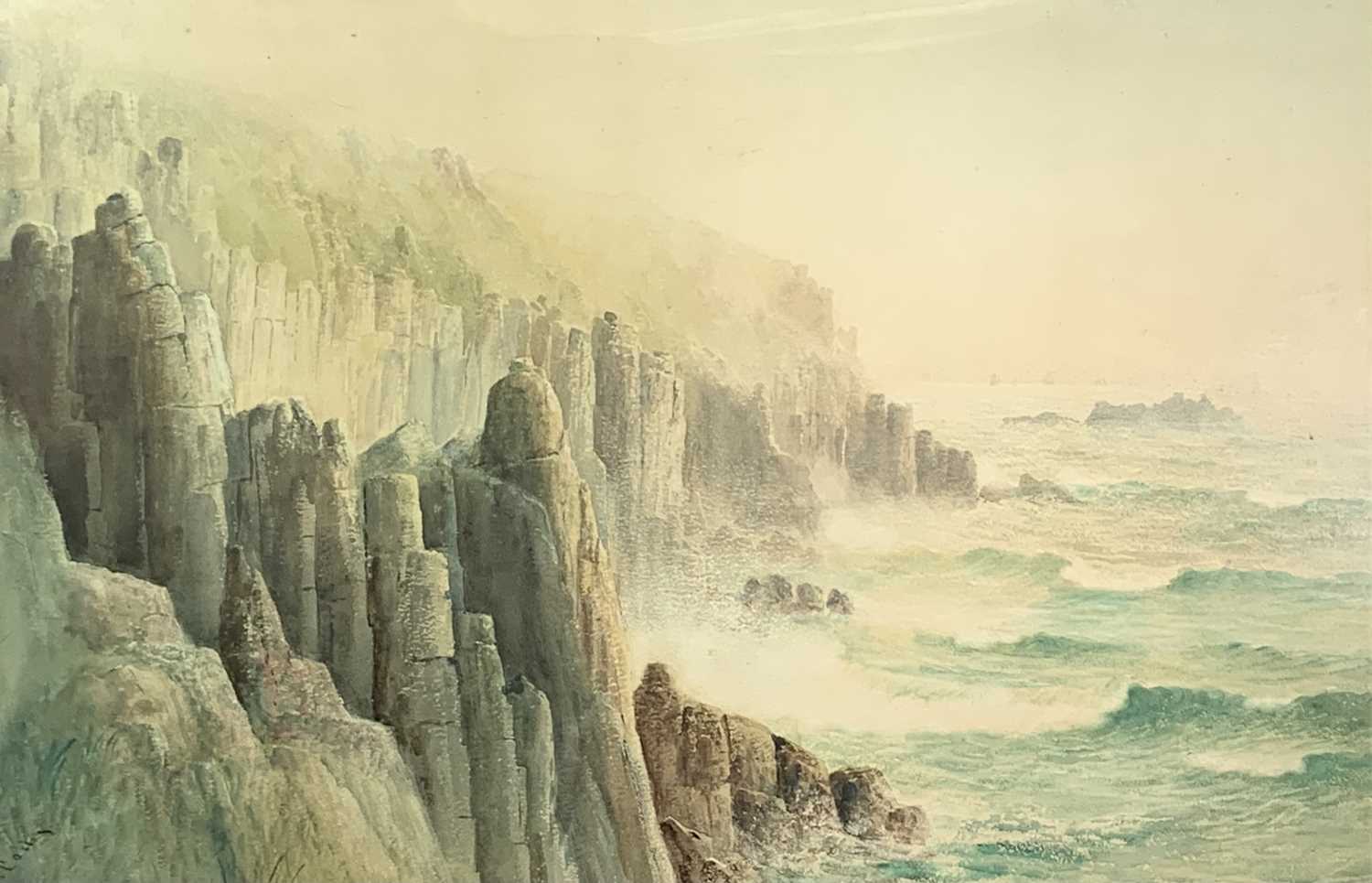 Lot 299 - William CASLEY (1867-1921) Lizard Cliffs...