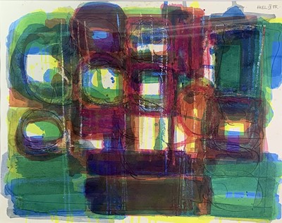 Lot 1184 - James HULL (1921-1990) Untitled Mixed media...