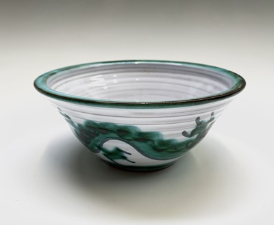 Lot 892 - A Tintagel Pottery cheese dome with dragon...