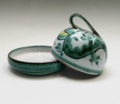 Lot 892 - A Tintagel Pottery cheese dome with dragon...