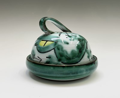 Lot 892 - A Tintagel Pottery cheese dome with dragon...