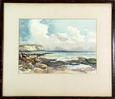 Lot 1464 - A coastal oil together with a coastal...