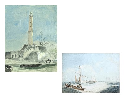 Lot 1473 - Attributed to Samuel Owen Marine Watercolour...