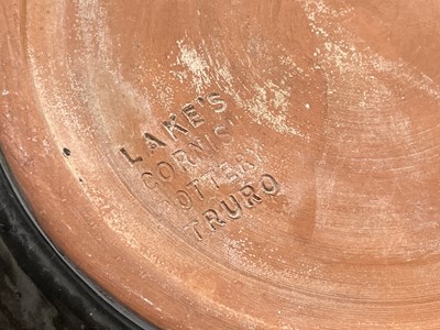 Lot 879 - A Lakes Truro Cornish pottery shallow bowl,...