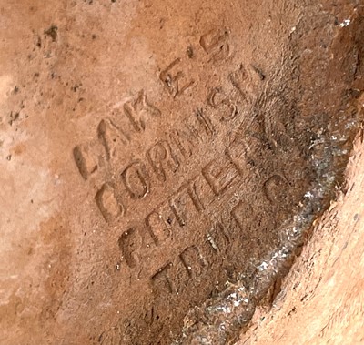 Lot 879 - A Lakes Truro Cornish pottery shallow bowl,...