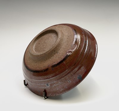 Lot 880 - A John Davidson Truro studio pottery inkwell,...