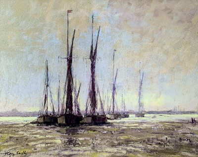 Lot 1460 - Ken SMITH (1951) Aldeburgh Pastel Signed,...