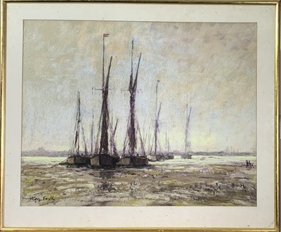 Lot 1203 - Ken SMITH (1951) Aldeburgh Pastel Signed,...