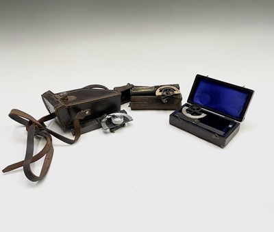 Lot 516 - A Brass Abney level and clinometer by Cooke &...