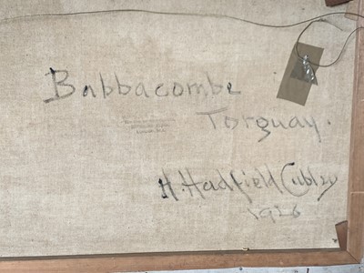 Lot 1090 - Henry Hadfield CUBLEY (1858-1934) Babbacombe,...