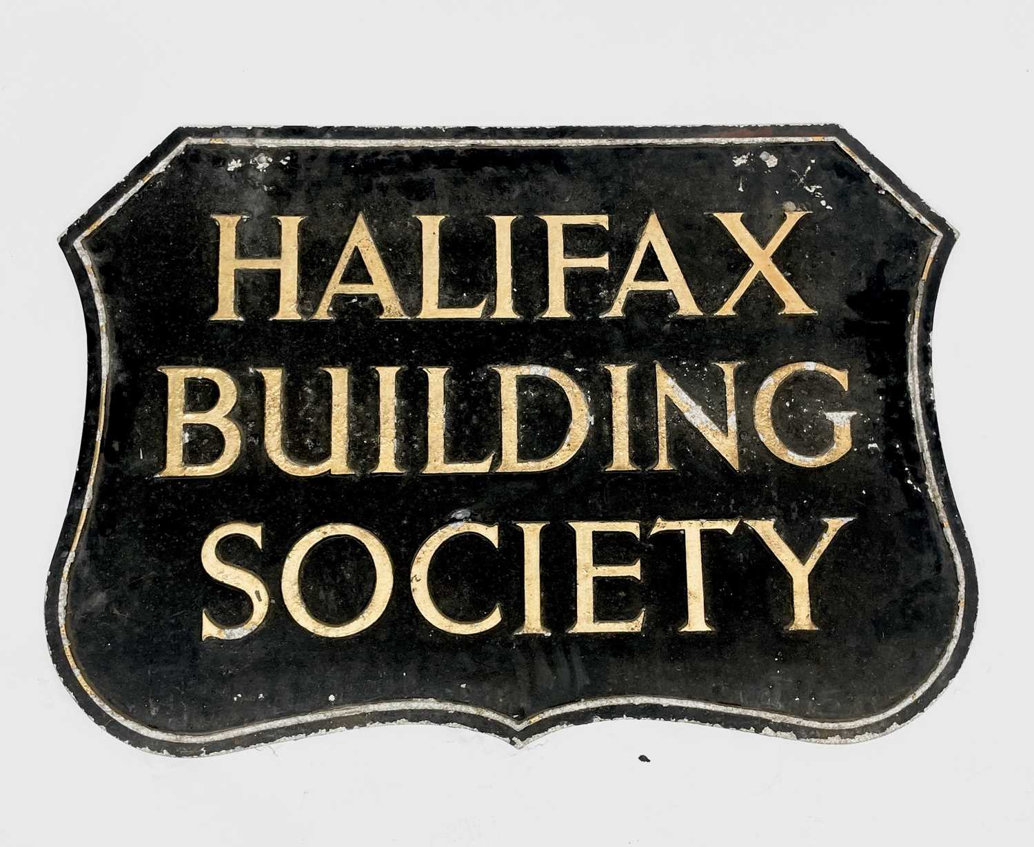 Lot 354 - A cast iron sign 'Halifax Building Society'....