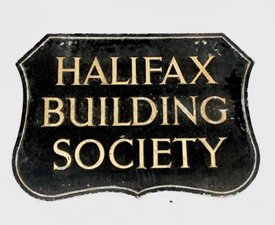 Lot 247 - A cast iron sign 'Halifax Building Society'....