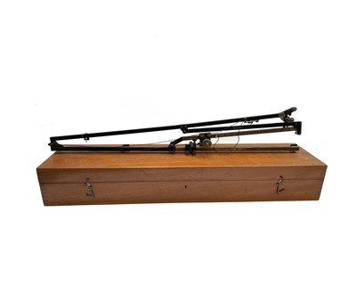 Lot 532 - A brass and black lacquered pantograph, by...