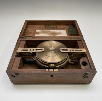 Lot 535 - A brass patent miner's dial, by J Casartelli &...