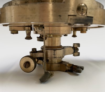 Lot 535 - A brass patent miner's dial, by J Casartelli &...
