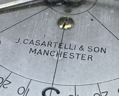 Lot 535 - A brass patent miner's dial, by J Casartelli &...