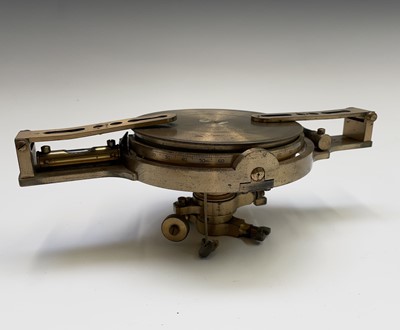 Lot 535 - A brass patent miner's dial, by J Casartelli &...