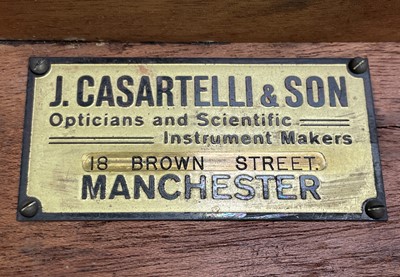 Lot 535 - A brass patent miner's dial, by J Casartelli &...