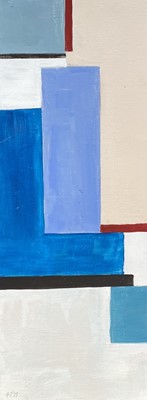 Lot 1226 - Untitled Abstract Gouache on board Initialled...