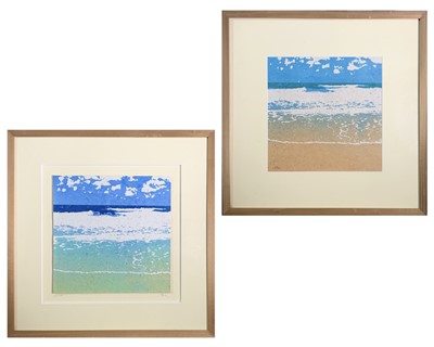 Lot 494 - Robert BELL Surf Two silkscreen prints Each...