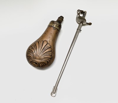 Lot 242 - A miniature George V infantry officer's sword...