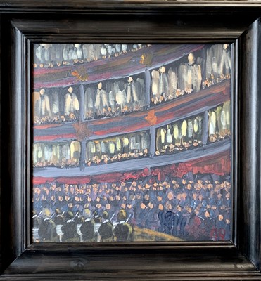 Lot 1048 - Michael QUIRKE (1946) The Audience Oil on...