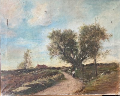 Lot 498 - John Noble BARLOW (1861-1917) March Morning, a...