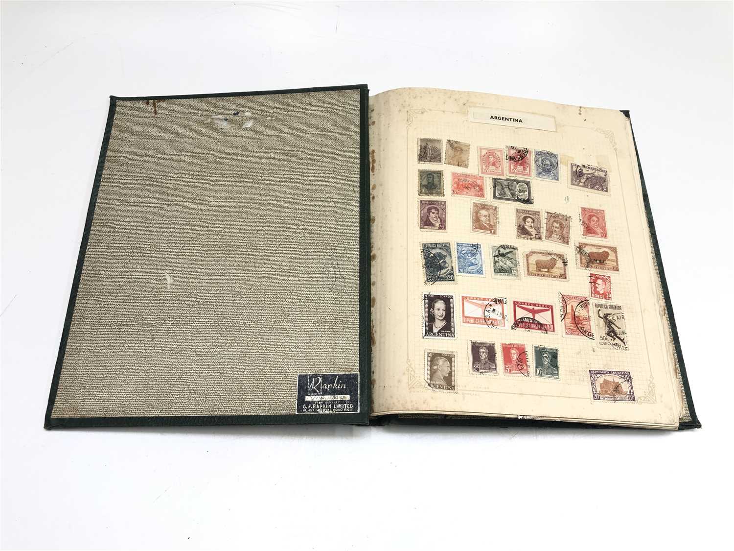 Lot 45 - A stamp album containing a collection of...