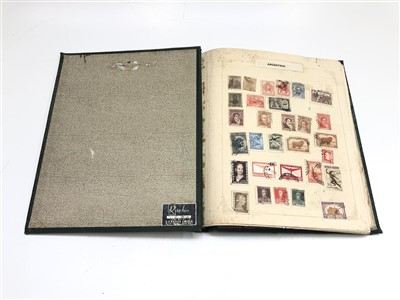 Lot 45 - A stamp album containing a collection of...