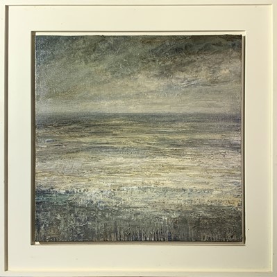 Lot 456 - Benjamin R WARNER (1970) Winter Seascape Oil...