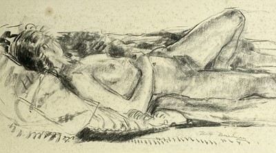 Lot 368 - Beth BERRIMAN  Nude Drawing  Charcoal  Signed ...