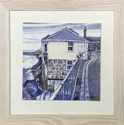 Lot 373 - Anne PHELPS Newlyn Acrylic on board Signed...