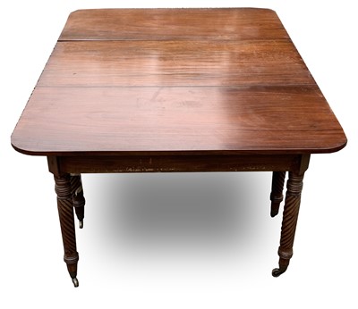 Lot 3028 - A Regency mahogany extending dining table,...