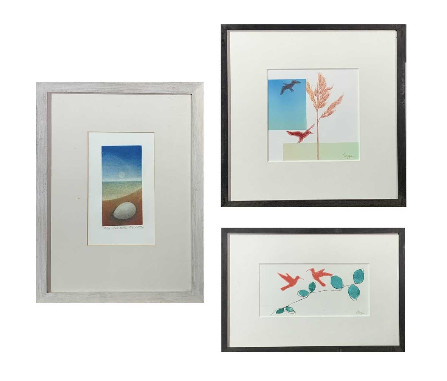 Lot 326 - Charlotte MORGAN 'Love Birds' and 'Park Life'...