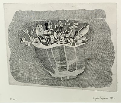 Lot 476 - Bryan INGHAM (1936-1997) Still Life Etching...