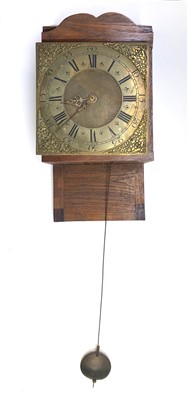 Lot 3032 - A hook and spike clock, probably 18th century,...