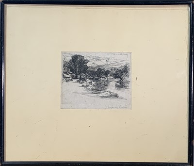 Lot 1073 - Francis SEYMOUR-HADEN (1818-1910) Two etchings...