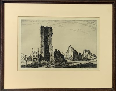 Lot 1225 - Ian STRANG (1886-1952) 'The Belfy - Bethone'...