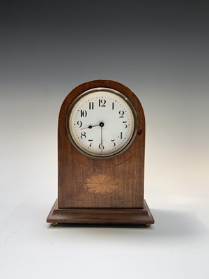 Lot 2901 - An Edwardian mahogany and inlaid dome top...