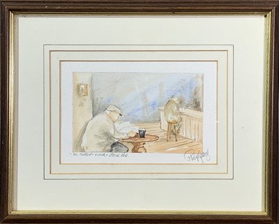 Lot 1199 - Philip GRAY(Irish) Two small watercolours A...