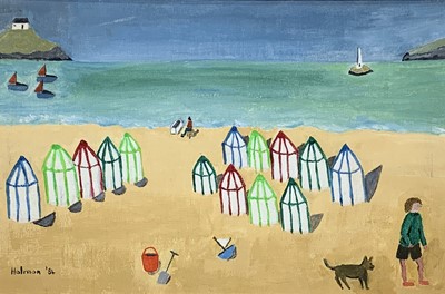 Lot 403 - Betty HOLMAN (1911) St Ives Bay Oil on board...