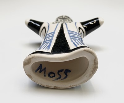 Lot 1008 - Bernard MOSS of Mevagissey Three pottery...