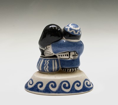 Lot 1008 - Bernard MOSS of Mevagissey Three pottery...